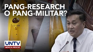 Umano’y Chinese submarine drone na natagpuan sa Masbate, iimbestigahan ng Senado - Sen. Tolentino