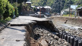 地元からは「なぜ全国的に報道されない？」という声　静岡市山間部からのSOS　道路崩落で孤立した集落に入った