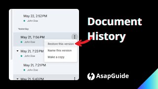 How to See Recent Changes to Your Google Docs File