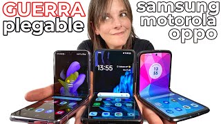 Comparativa móviles PLEGABLES 2023! Samsung VS OPPO VS Motorola FLIP