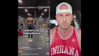 Hater at the Gym? ..  OR Just Minding his Own Business?!