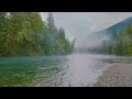 skagit river in late fall autumn beauty of a mountain river north cascades area in 4k hdr