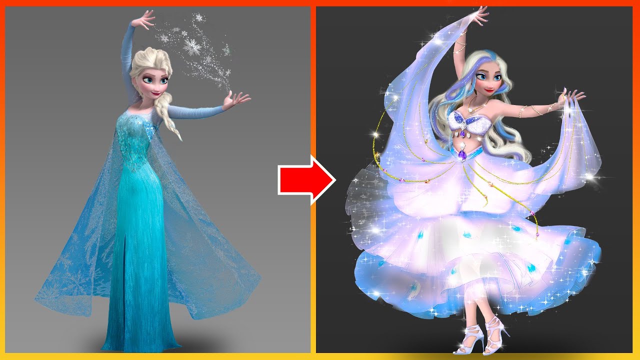 Frozen Elsa Frozen Glow Up Disney Princesses Transformation Youtube