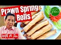 GONG HOM PHA | Prawn Spring Rolls | FITOUS THAI KITCHEN