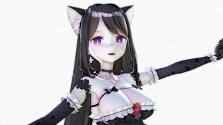 【MMD】白闇ルーネ　Syrupy Lovely【4k60fps】Vtuber