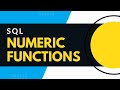 Numeric Functions in SQL | Oracle SQL fundamentals