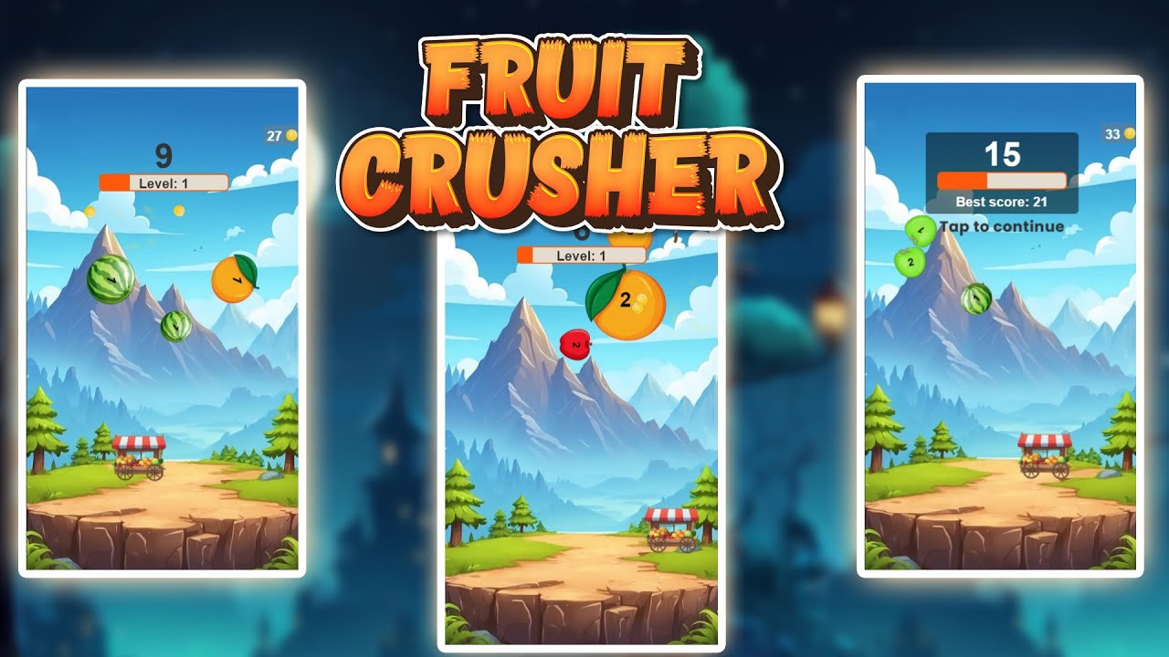Fruit Crusher Construct 3 Game Template Source Code Youtube