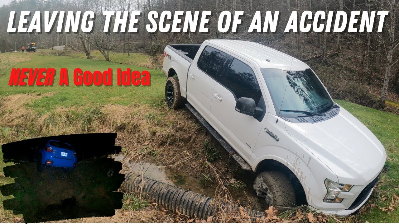 Leaving The Scene Of An Accident Is Never A Good Idea - YouTube