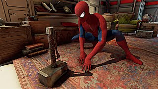 Marvel's Avengers Game - Can Spider-Man Lift Thor's Hammer?