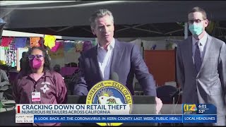 Gov. Newsom promises swift action after weekend of smash and grabs