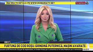 COD ROŞU. Potop în mai multe zone din ţară, urgie în mai multe judeţe