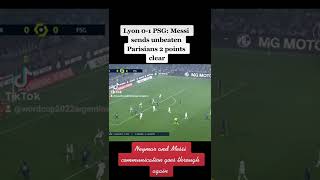 Messi goal today PSG 1-0 Lyon 18 September 2022