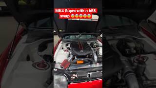 Mk4 Supra with a b58 swap! Why would he do this!? #shorts #mk4 #supra #2jz #b58 #viral