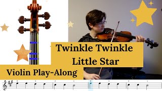 Twinkle Twinkle Little Star play along for violin (Suzuki book 1)