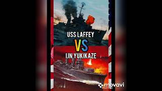 Uss Laffey 🆚 IJN Yukikaze #history #ww2 #vs #military #battleship