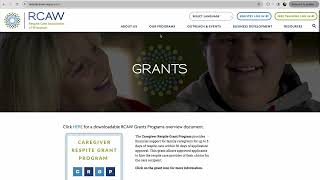 Caregiver Respite Grant Program (CRGP) \