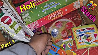 Holi New Stash Testing 2025 | Best Holi Stash Testing | Best Electric Colour Fog Testing |Holi Part1