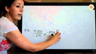 Present and Future Value Example 5 (KristaKingMath)