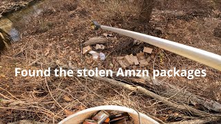 Hanover Road - Jan 2, 2025 4 bagger cleanup \u0026 Stolen Amazon Porch Pirate Package Findings