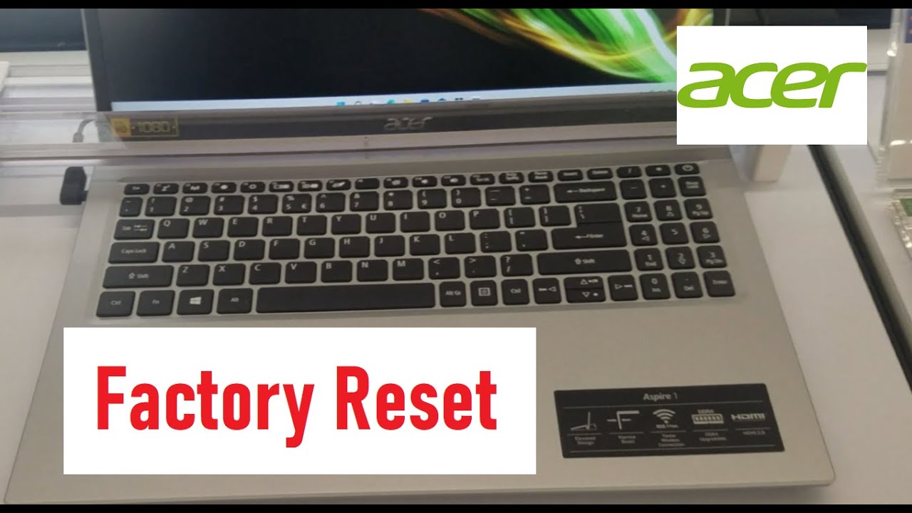 Full Factory Restore Acer Aspire Laptop Desktop (Windows 10 11 Swift ...