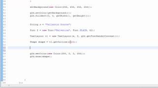 Java Tutorial - Drawing Text Outline
