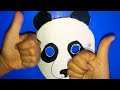 easy to make paper panda face mask for kids simple diy a4 sheet divine ideas harish sajith channel