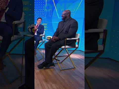 Shaq shoots his shot on LIVE television GMA