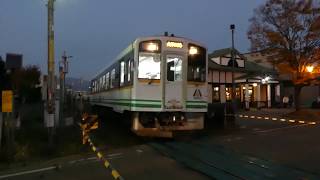 会津鉄道AT-500形 七日町駅発車 Aizu Railway AT-500 series DMU