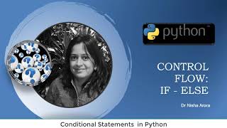 Tutorial_5 Control Flow 1 if else in python