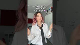 Unicorn taşlı kalemler şimdi sitemde ❤️✨