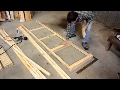 Building a big garage shelf Building a big garage shelf