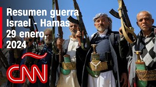 Resumen en video de la guerra Israel - Hamas: noticias del 29 de enero de 2024