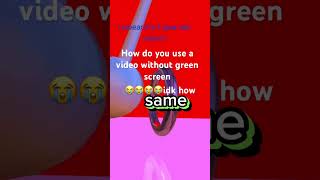 How do you use a  without using green screen #fyp #funny #shorts #fortnite