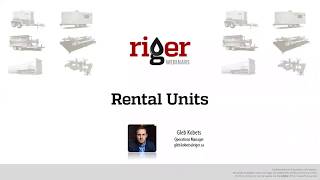 Rental Unit in RigER. Oilfield Software for Energy Service and Rental Companies