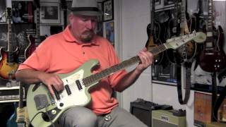 1964 Teisco TB64 6 String Bass Demo