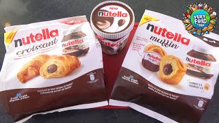 NUTELLA - Glace, Croissant et Muffin ! Que valent ces nouveaux produits ? Lequel est le meilleur ?