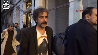 Gazeteci Deniz Yücel tahliye sonrası görüntülendi