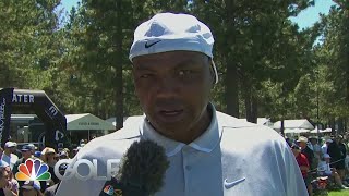 Charles Barkley loves fans at American Century Championship...except Warriors fans | Golf Channel