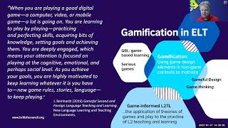 How gamification can be used in ELT