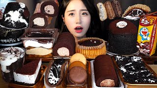 SWEET CHOCOLATE DESSERT 🍫 KOREAN CONVENIENCE STORE ASMR MUKBANGㅣCREAMY CAKE MACAROON