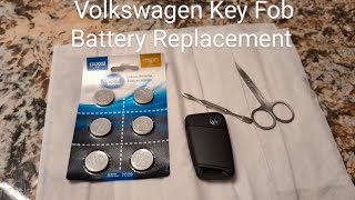 Volkswagen key fob battery replacement tutorial (for 2019-2024 models)! #vw #volkswagen #key #cars