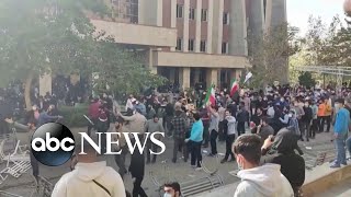 Violence escalates amid protests in Iran | GMA