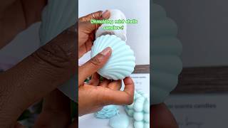 Unmolding a scented candle// candle making// candle molds @Warmscentscandles