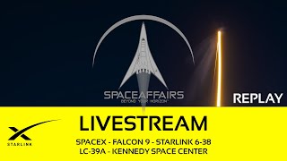 SpaceX - Falcon 9 - Starlink Group 6-38 - LC-39A - Kennedy Space Center - January 29, 2024