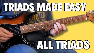 The Ultimate Guide to Triads on Guitar (Strings 1, 2, 3)