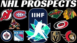 2023 IIHF World Junior Championships - NHL Teams with Most Prospects