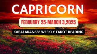 WOW! FUTURE FORECAST MO ITO? ♑️ CAPRICORN FEBRUARY 25-MARCH 3, 2025 WEEKLY TAGALOG #KAPALARAN888