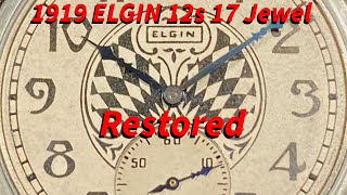 Art Deco Elgin Pocket Watch Restoration