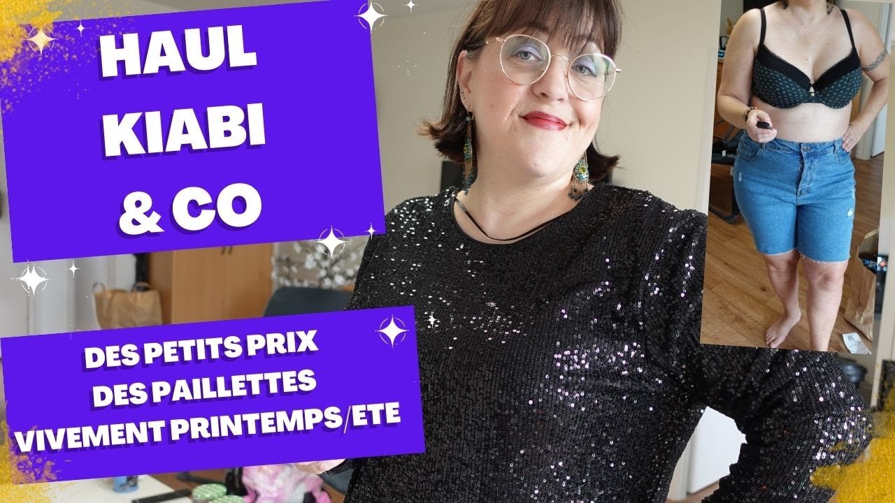 HAUL KIABI / FIN DE SOLDES /JE VOUS MONTRE MES ACHATS/TRY ON DESSOUS ET ...