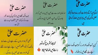 Hazrat Ali Quotes in Urdu / Important saying of Hazrat Ali / Best Quotes SA videos 171